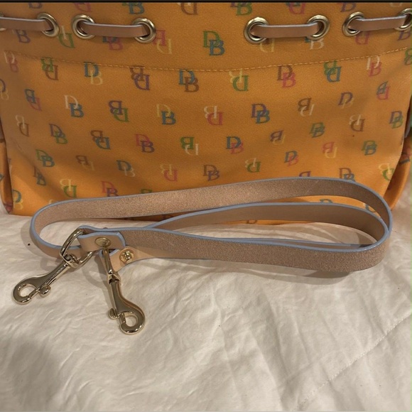 Dooney & Bourke Multicolor Logo Satchel - Picture 3 of 4